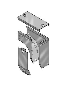 Legrand 31ayc300z p31 curva con variación del plano de descenso a la izquierda 300x75 z